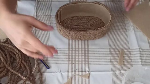 Шкатулка/ корзиночка с крышкой своими руками/ DIY
