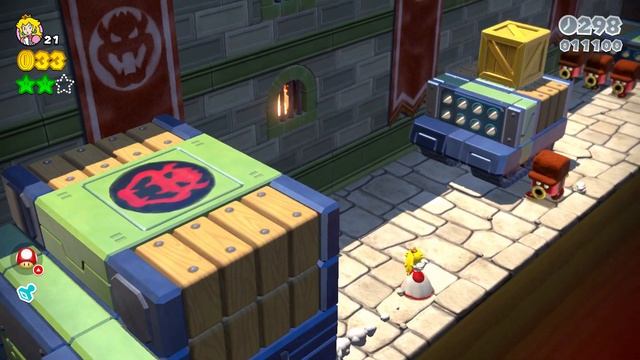 World 2-Tank:Bowser's Bullet Bill Brigade~Boom Boom Stamp&All Stars~Super Mario 3D World✹Switch #aq смотреть онлайн