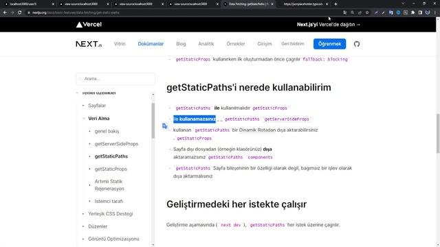 Next.js getStaticPaths - Next.js Ders 17 смотреть онлайн