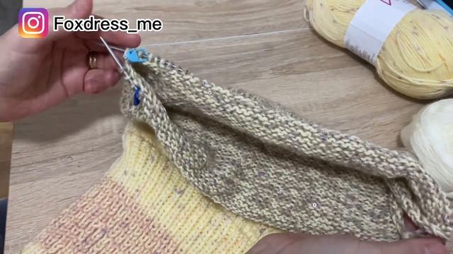 Капор спицами #капор смотреть онлайн