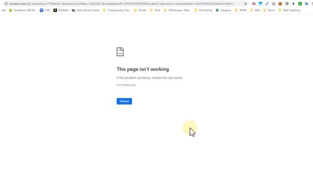 This page isn’t working - If the problem continues, contact the site owner - HTTP ERROR 400 (Chrome смотреть онлайн