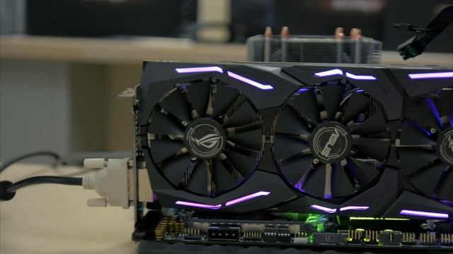 Обзор видеокарты ASUS STRIX GTX1070-8G-GAMING смотреть онлайн