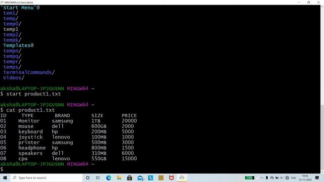 Git Bash Terminal Commands смотреть онлайн