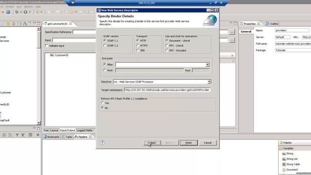 Creating a WebService Provider смотреть онлайн