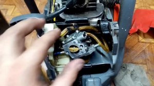 Бензопила efco 350s не подкачивает праймер, не заводится