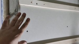 Крепление МДФ панелей к гипсокартону.