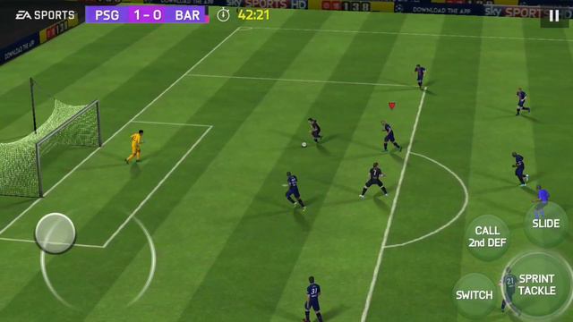 PARIS SAINT GERMAIN 🆚️ BARCELONA FIFA 21 MOBILE GAMEPLAY смотреть онлайн