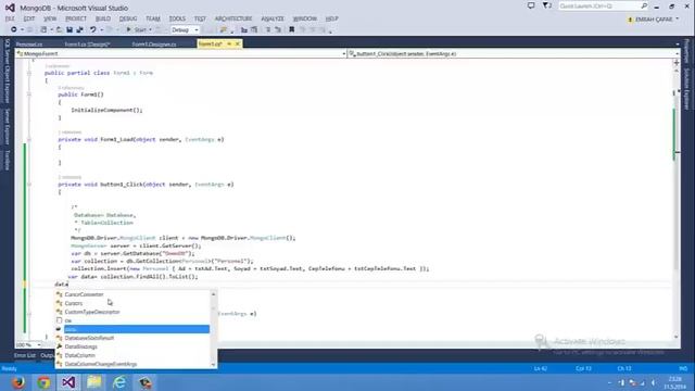 NoSql MongoDB & C# смотреть онлайн