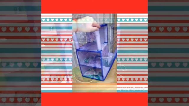 DIY. 3 идеи как можно использовать коробки от печенья, ткань и джутовый шпагат?этажерки органайзеры смотреть онлайн