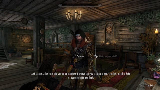 Serana Dialogue add on: Oh Serana you tease. смотреть онлайн