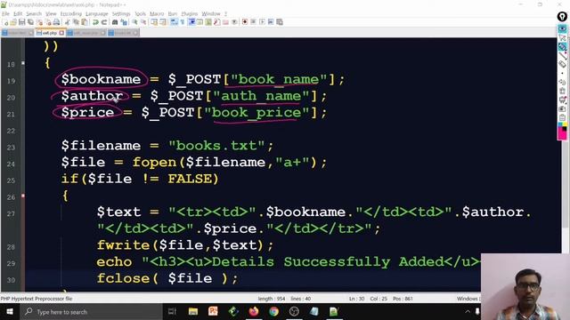 Ex6: Book Master Form in PHP смотреть онлайн