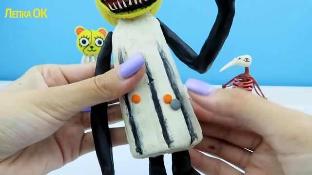 Yoyo ЗЛАЯ форма (Cartoon Girl), Амонг Ас (AMONG US) из пластилина |Лепим Творения Тревора Хендерсон