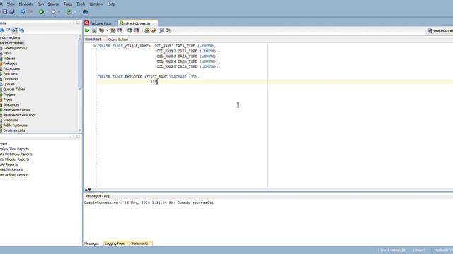 How to Create table in Oracle 12c смотреть онлайн