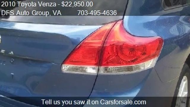 2010 Toyota Venza for sale in Fredericksburg, VA 22401 at t смотреть онлайн