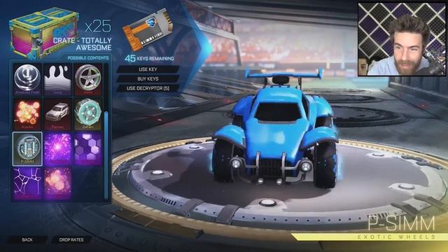 25 NEW "TOTALLY AWESOME" ROCKET LEAGUE CRATES! смотреть онлайн