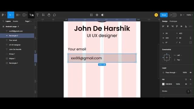User profile UI design using figma смотреть онлайн