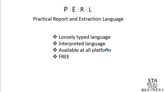 Perl for beginers смотреть онлайн