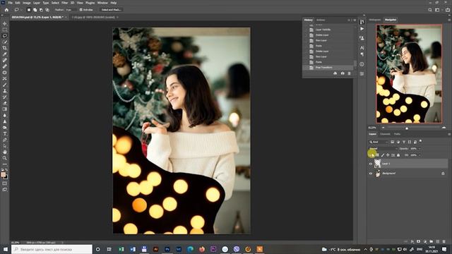 Урок по Фотошопу. Как добавить волшебные огоньки на фотографию смотреть онлайн