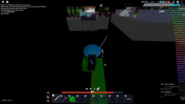 Roblox Bedwars Vape V4 Script Pastebin смотреть онлайн