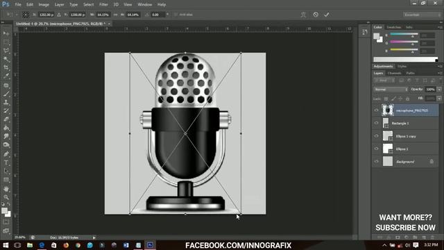 How To Design A Logo In 4 Minutes - Beginners Photoshop Tutorial смотреть онлайн