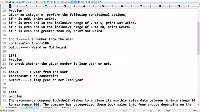 LOGIC BASED Programming tutorials || Demo - 3 || by Mr. Prakash Babu On 17-08-2021 @5PM IST смотреть онлайн