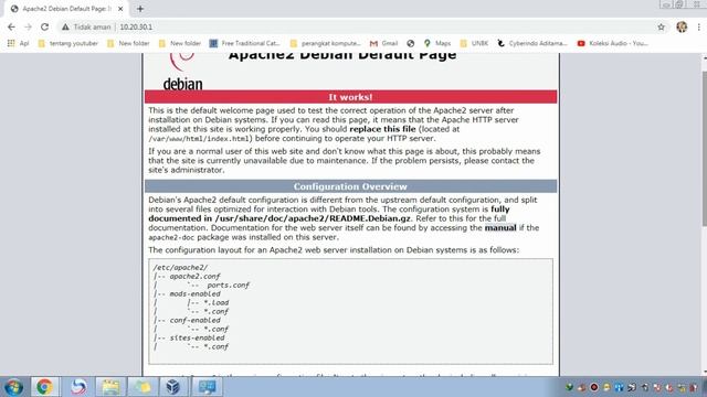 KONFIGURASI WEB SERVER MENGGUNAKAN LINUX DEBIAN смотреть онлайн