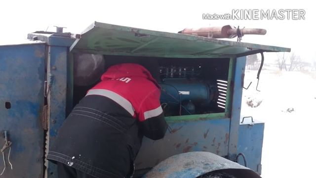 Заведет или нет? Мастер-класс по запуску Д-144 в мороз смотреть онлайн