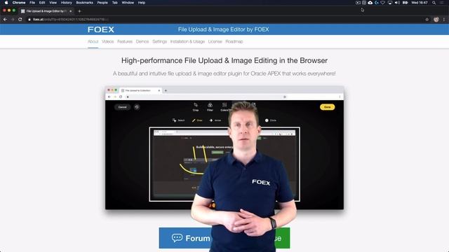 File Upload & Image Editor for Oracle APEX смотреть онлайн