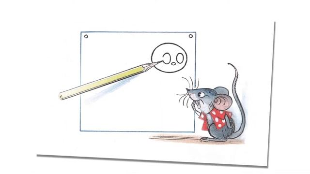 Мышонок и карандаш!