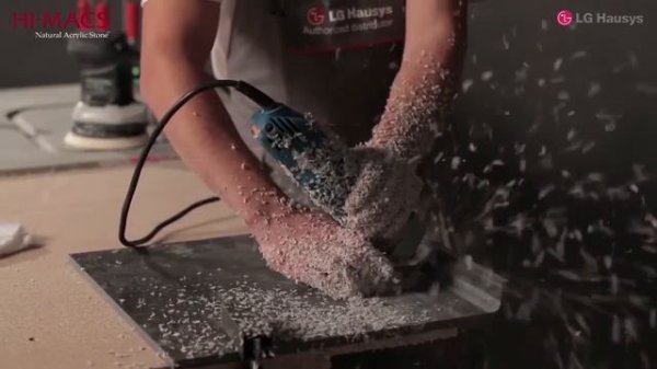 HI-MACS обработка акрилового камня