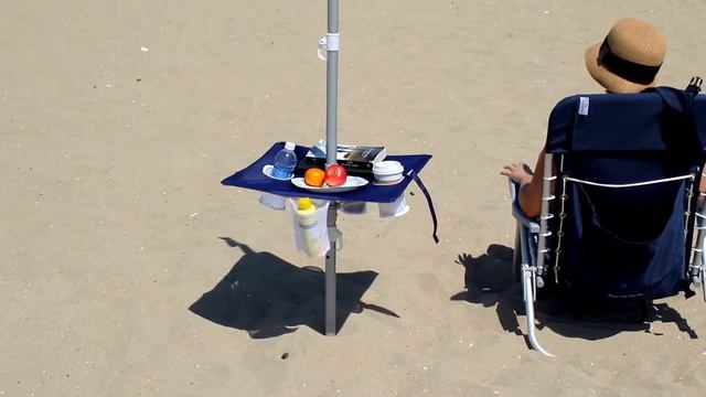 PortaBrella® Portable Travel Beach Umbrella with Table смотреть онлайн