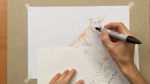 КАК РИСОВАТЬ ЖИВОТНЫХ СОБАКА how to draw a dog смотреть онлайн