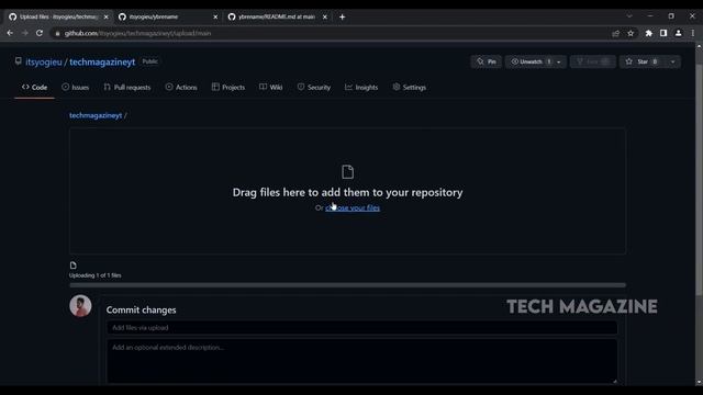 How to Upload files/folders/projects on github repository tamil @TechMagazine смотреть онлайн