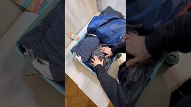 Лайфхак по упаковке чемодана размера M фирмы Mironpan, сколько влезет вещей ? смотреть онлайн