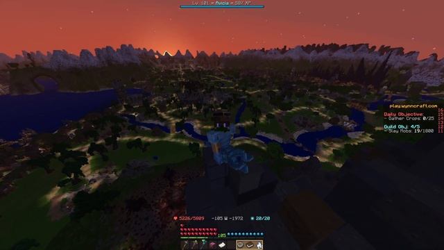 Wynncraft with infinite render distance! смотреть онлайн