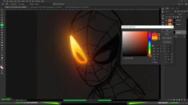 How To Turn Spider-Man Glow ! | Photoshop смотреть онлайн