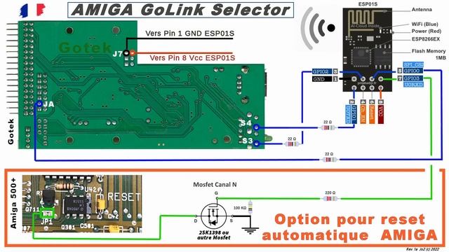 GoLink : Le mod Wifi du Gotek pour Amiga Atari Amstrad Apple ... смотреть онлайн