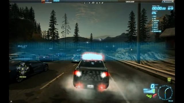 Need for Speed World-Ford Police Interceptor Test смотреть онлайн