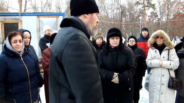 Проповедь священника в 26 Неделю по Пятидесятнице у поклонного Креста. Торфянка 3 декабря 2017 смотреть онлайн