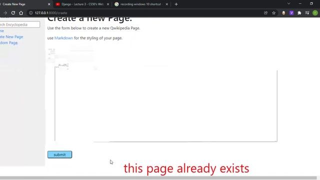 CS50's Web Programming with Python and JavaScript 2020 project1 wiki смотреть онлайн