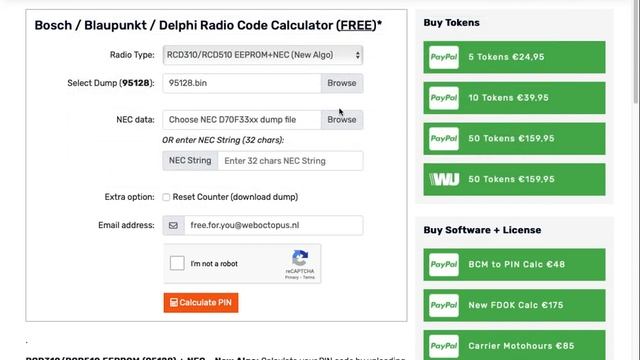 How to decode RCD310 RCD510 radio code calculator NEC 95128 24c32 S29GL128 rcd 310 510 смотреть онлайн
