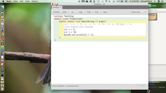Java - Primitive Types - Section 2 смотреть онлайн