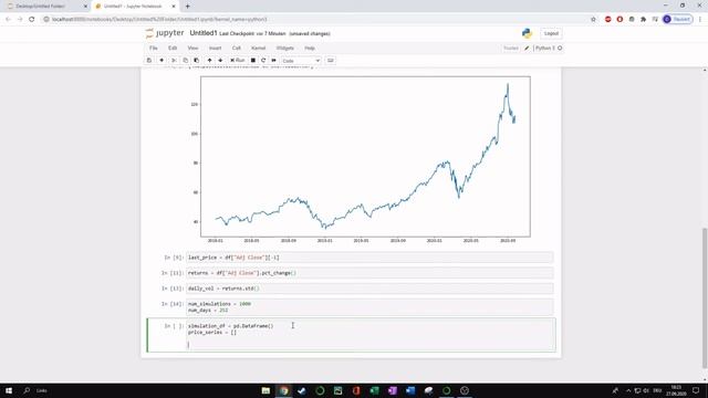 Monte Carlo Simulation mit Python | Finance mit Python смотреть онлайн