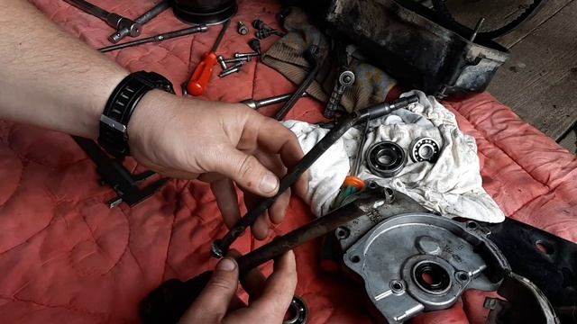 Honda Dio Af 34 ремонт редуктора замена подшипников