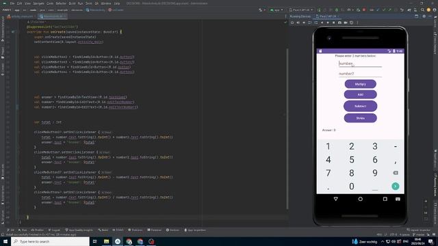 POE Part1- calculator functionality #androidstudio #kotlin #coding смотреть онлайн