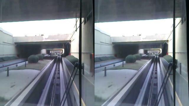 Tram Ride at Beijing Capital International Airport in HD 3D смотреть онлайн