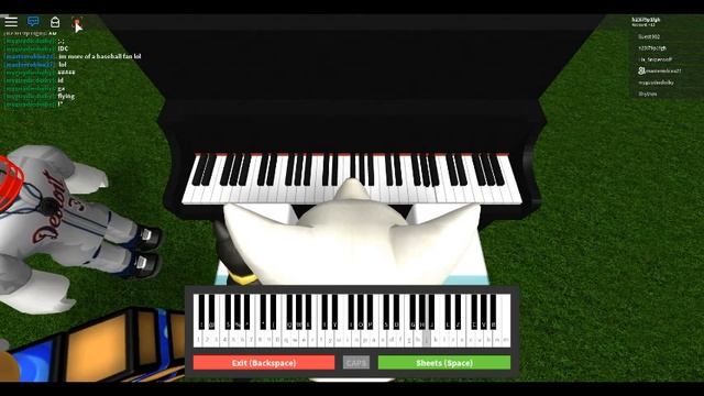 How to Play His Theme ~ Roblox Piano смотреть онлайн