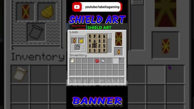 Shield Art Banner - Red | Minecraft смотреть онлайн
