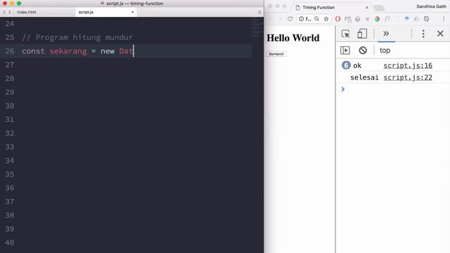 QuickTip #6 : TIMING EVENTS pada JAVASCRIPT смотреть онлайн