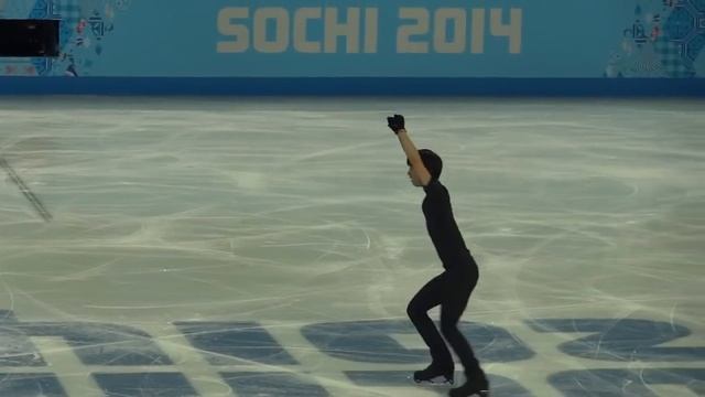 Юдзуру Ханю тренировка ПП 14февраля2014 смотреть онлайн